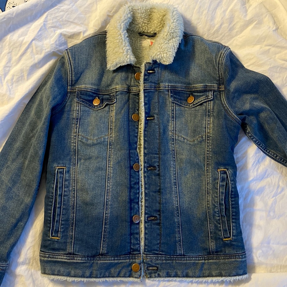 Crewcuts Fleece Lined Jean Jacket - Girls Size 12